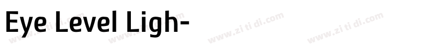Eye Level Ligh字体转换